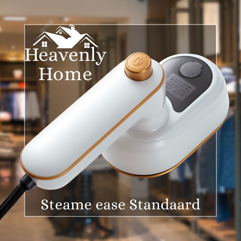 SteamEase – Het 2-in-1 stoom- & strijkwonder voor altijd kreukvrije kleding.