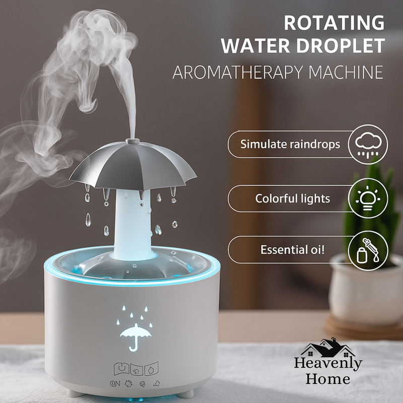 AquaBreeze – Rotating Water Droplet Aromatherapie Diffuser